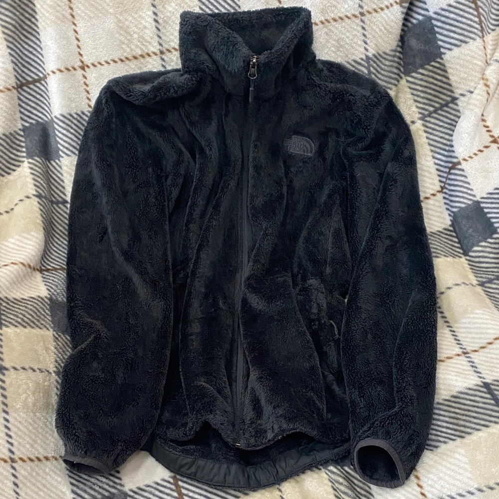 The North Face Black Plush Full-Zip Fleece Jacket